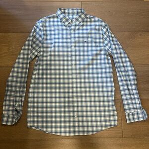 COPY - Vineyard Vines Shirt Button Down Coastline Plaid Boys Size XL (18)